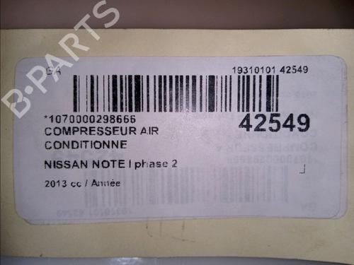 Used AC compressor NISSAN NOTE (E11, NE11) 1.6 (110 hp) 11099429
