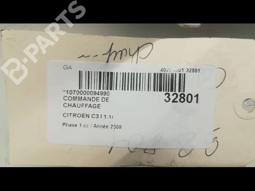 Climate control CITROËN C3 I (FC_, FN_) 1.1 i | BP9596994I5 