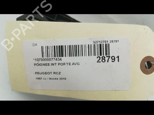 Used Front left interior door handle Front left interior door handle PEUGEOT RCZ 2.0 HDi (163 hp) 9596144 9596144