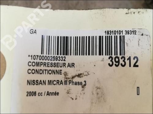 AC compressor NISSAN MICRA III (K12) 1.4 16V | BP9611333M34 