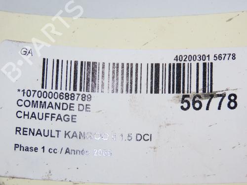 Climate control RENAULT KANGOO Express (FW0/1_) 1.5 dCi 70 (FW0A, KW0V) | BP32872911I5  - Image 5