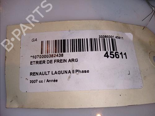 Used Left rear brake caliper RENAULT LAGUNA II Grandtour (KG0/1_) 2.0 dCi (KG1T) (150 hp) 14877911