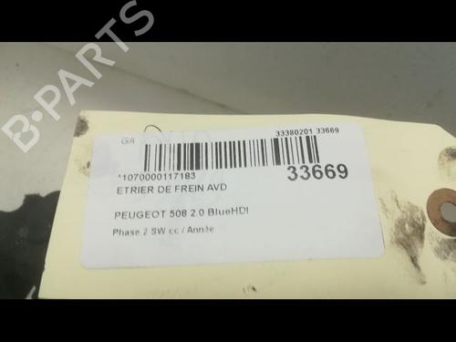 Used Right front brake caliper PEUGEOT 508 SW I (8E_) 2.0 BlueHDi 180 (180 hp) 14877182