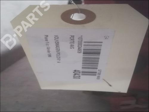 Left front door VW POLO III (6N1) 60 1.4 | BP9609117C2 