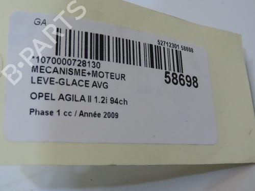 Front left window mechanism OPEL AGILA B (H08) 1.2 (F68) | BP38676476C22 - Image 4