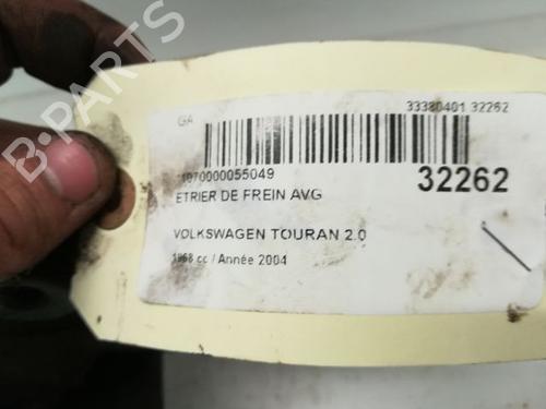 Used Left front brake caliper Left front brake caliper VW TOURAN (1T1, 1T2) 2.0 TDI (136 hp) 14877946 14877946