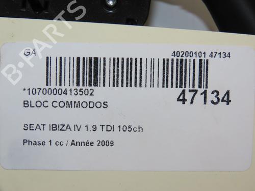 Steering column stalk SEAT IBIZA IV (6J5, 6P1) 1.9 TDI | BP18837253I23 