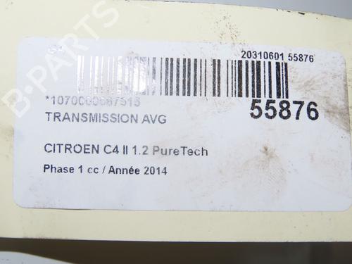 Left front driveshaft CITROËN C4 II (NC_) 1.2 THP 130 (NCHNYM, NCHNYT) | BP31935969M38