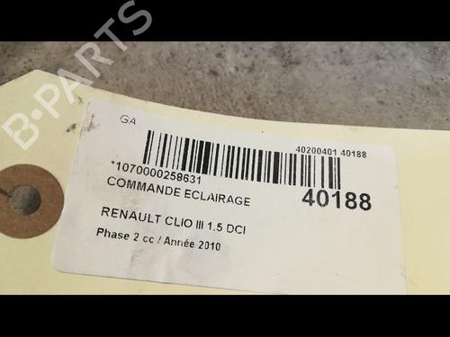 Used Headlight switch Headlight switch RENAULT CLIO III (BR0/1, CR0/1) 1.5 dCi (BR17, CR17) (86 hp) 9610781 9610781
