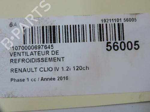 Radiator fan RENAULT CLIO IV (BH_) 1.2 TCe 120 (BHAU) | BP31242449M35 