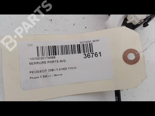 Front right lock PEUGEOT 308 SW I (4E_, 4H_) 1.6 HDi | BP9604563C97 