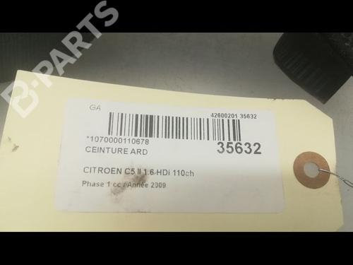 Rear right belt tensioner CITROËN C5 III (RD_) 1.6 HDi 110 (RD9HZC) | BP9597767C90 