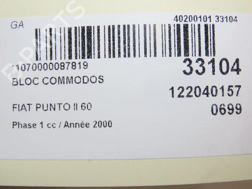 Ratstangsstang FIAT PUNTO (188_) 1.2 60 (188.030, .050, .130, .150, .230, .250) (60 hp) 9596605