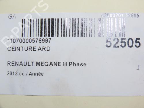 Used Rear right belt tensioner RENAULT MEGANE III Coupe (DZ0/1_) 1.6 dCi (DZ00, DZ12, DZ2A, DZ13) (130 hp) 28830641