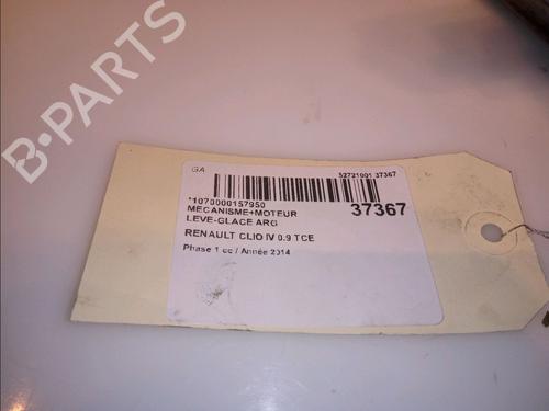 Rear left window mechanism RENAULT CLIO IV (BH_) 0.9 TCe 90 (BHNF, BHMA, BHMH, BHJK, BHJR) | BP14951627C24 