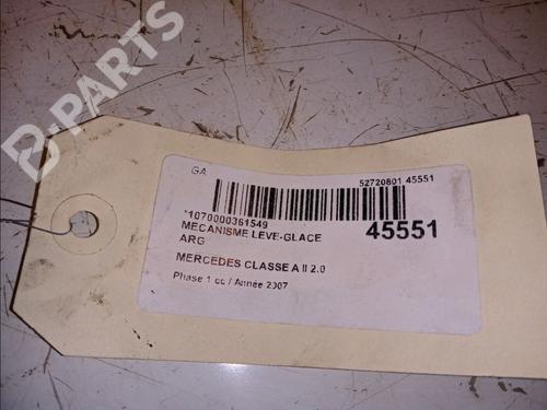 Rear left window mechanism MERCEDES-BENZ A-CLASS (W169) A 180 CDI (169.007, 169.307) | BP12181022C24 