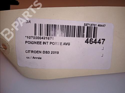 Front left interior door handle DS DS 3 / DS 3 CROSSBACK (UR_, UC_, UJ_) 1.2 PureTech 130 (URHNSS) | BP11998946I13 