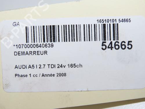 Starter AUDI A5 (8T3) 2.7 TDI | BP31634157M8 - Image 4