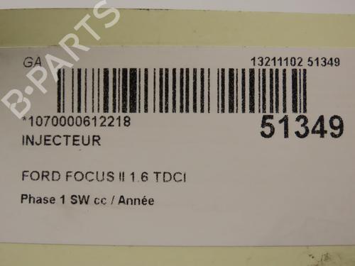 Injector FORD FOCUS II Turnier (DA_, FFS, DS) 1.6 TDCi | BP28801381M100