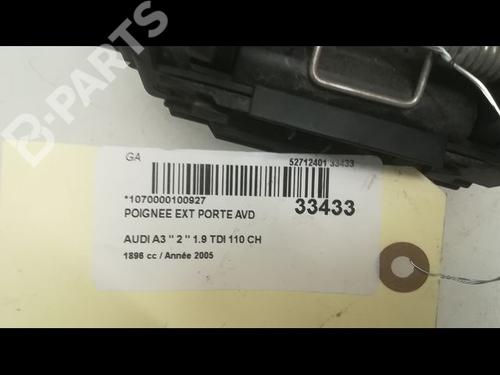 Front right exterior door handle AUDI A3 Sportback (8PA) 1.9 TDI | BP9597231C129 