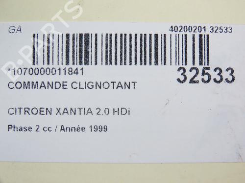 Steering column stalk CITROËN XANTIA (X1_, X2_) 2.0 HDI 109 | BP9592566I23 