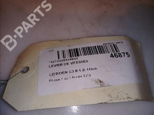 Gear lever CITROËN C3 / C3 ORIGIN III (SX) 1.2 THP 110 | BP12128768M90 