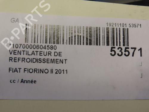 Køleventilator elektrisk FIAT FIORINO MPV (225_) 1.3 JTD Multijet (95 hp) 29415119