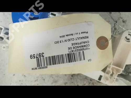 Climate control RENAULT CLIO IV (BH_) 1.5 dCi 75 | BP9607834I5 