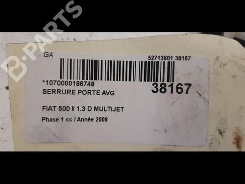 Front left lock FIAT 500 (312_) 1.3 D Multijet (312AXB1A) | BP9603360C98 