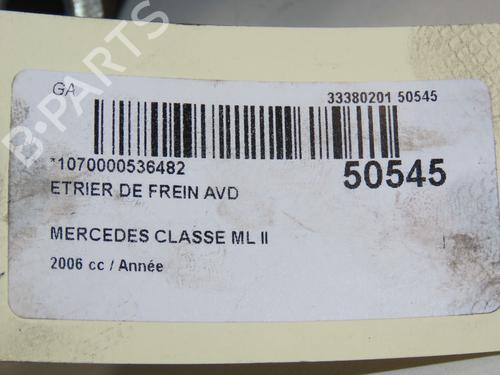 Right front brake caliper MERCEDES-BENZ M-CLASS (W164) ML 320 CDI 4-matic (164.122) | BP18153414M104 