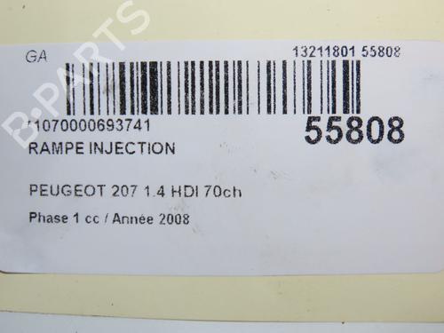 Sprederrør PEUGEOT 207 (WA_, WC_) 1.4 HDi (68 hp) 31120028