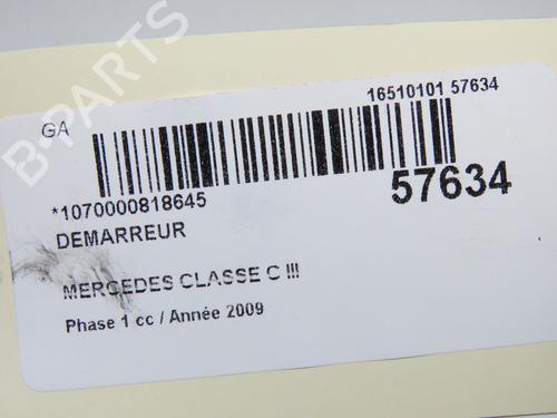 Used Starter Starter MERCEDES-BENZ C-CLASS (W204) C 220 CDI (204.008) (170 hp) 40162846 40162846