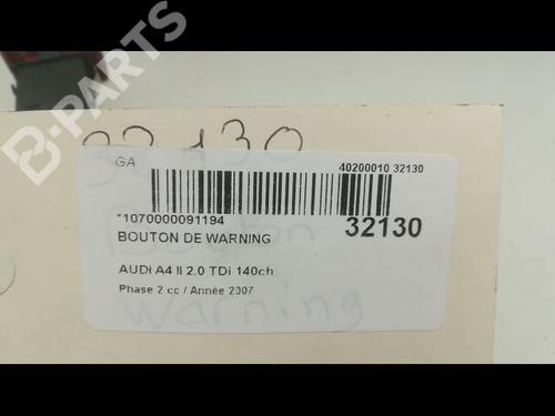 Warning switch AUDI A4 B7 (8EC) 2.0 TDI 16V | BP9596838I22 