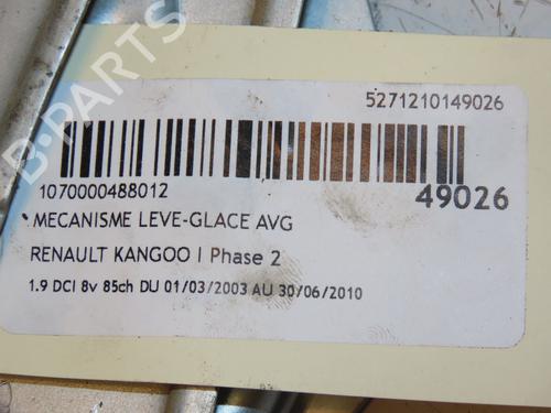 Used Front left window mechanism RENAULT KANGOO Express (FC0/1_) 1.9 dCi 4x4 (FC0V) (84 hp) 16825724