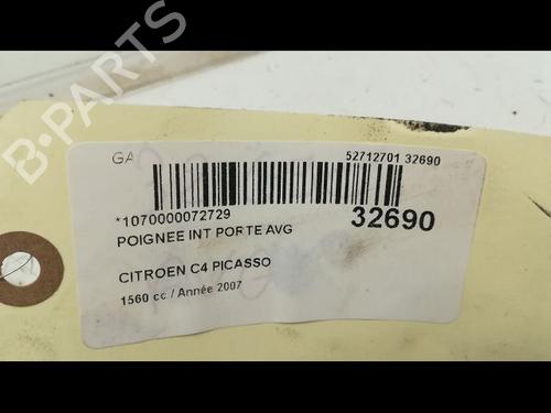 Used Front left interior door handle CITROËN C4 Grand Picasso I (UA_) 1.6 HDi (109 hp) 9595841
