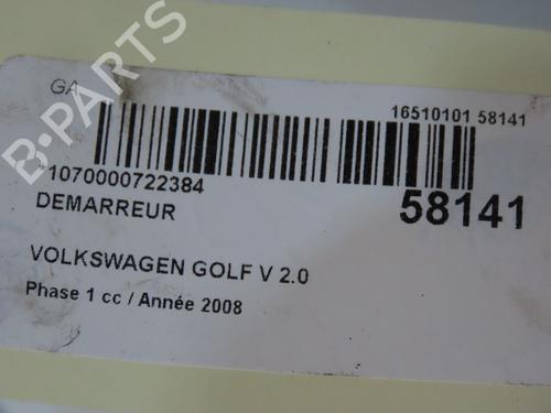 Starter VW GOLF V (1K1) 2.0 TDI | BP36246543M8  - Image 5