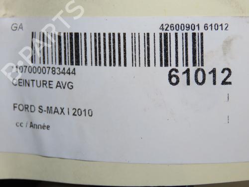 Used Front left seatbelt Front left seatbelt FORD S-MAX (WA6) 2.0 TDCi (140 hp) 40484822 40484822