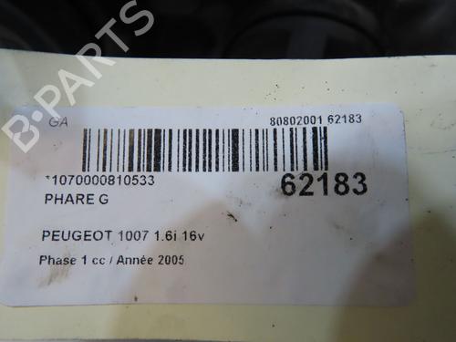 Left headlight PEUGEOT 1007 (KM_) 1.6 16V | BP39732835C28 - Image 5