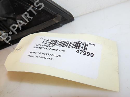 Rear left exterior door handle HONDA CIVIC VIII Hatchback (FN, FK) 2.2 CTDi (FK3) | BP16040068C130 