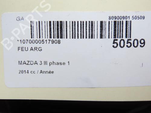 Left taillight MAZDA 3 (BM, BN) 2.0 | BP28832759C34 - Image 5