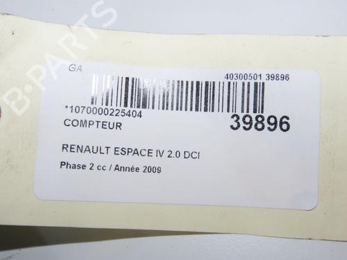 Used Instrument cluster Instrument cluster RENAULT ESPACE IV (JK0/1_) 2.0 dCi (JK01, JK02, JK1J, JK1K, JK1H) (150 hp) 23174816 23174816