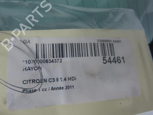 Porton trasero CITROËN C3 II (SC_) 1.4 HDi 70 (SC8HZC, SC8HR0, SC8HP4) (68 hp) 32377420