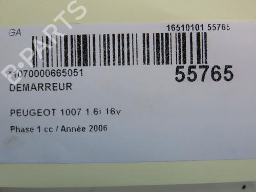 Starter PEUGEOT 1007 (KM_) 1.6 16V | BP30893408M8