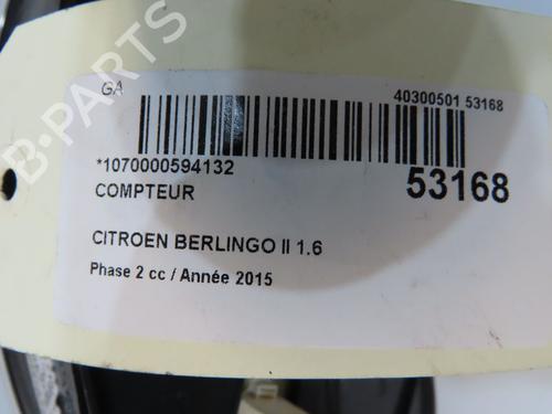 Instrument cluster CITROËN BERLINGO MULTISPACE (B9) 1.6 HDi 90 | BP33770400C47 - Image 5