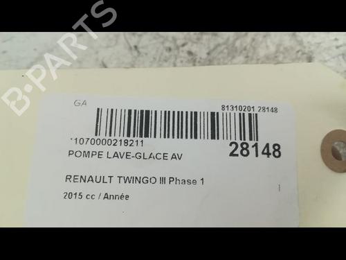Used Washer pump RENAULT TWINGO III (BCM_, BCA_) [2014-2026]  23178424
