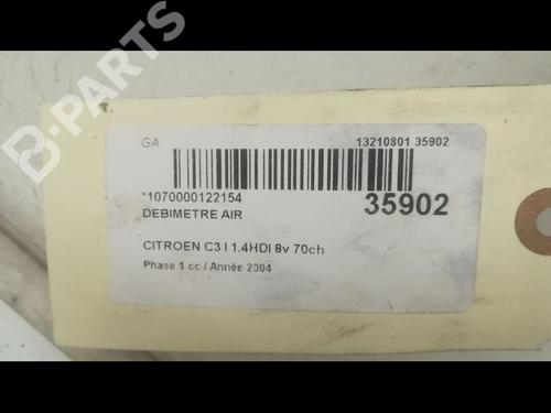 Mass air flow sensor CITROËN C3 I (FC_, FN_) 1.4 HDi | BP9598403M95 