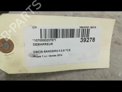Used Starter Starter DACIA SANDERO II TCe 90 (B8M1, B8MA, B8AC) (90 hp) 9609540 9609540