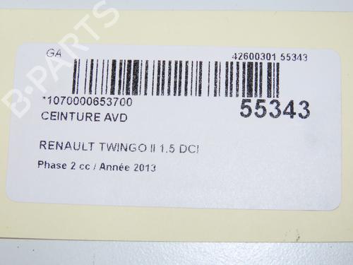 Front right seatbelt RENAULT TWINGO II (CN0_) 1.5 dCi 75 | BP32223383I25 - Image 7