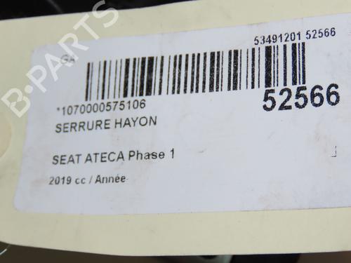 Tailgate lock SEAT ATECA (KH7, KHP) 1.6 TDI | BP28832229C101 
