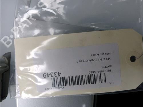 Used Tailgate OPEL INSIGNIA A (G09) 2.0 CDTI (68) (160 hp) 15841858